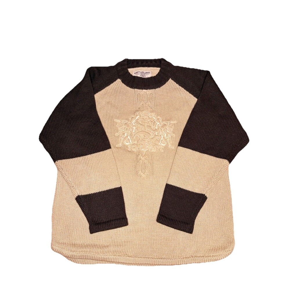 Schott Bros NYC Wool blend Embroidered Sweater Men’s Size 3X